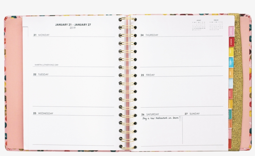 2019 Big Big Plans Planner - Diary, transparent png #8671822