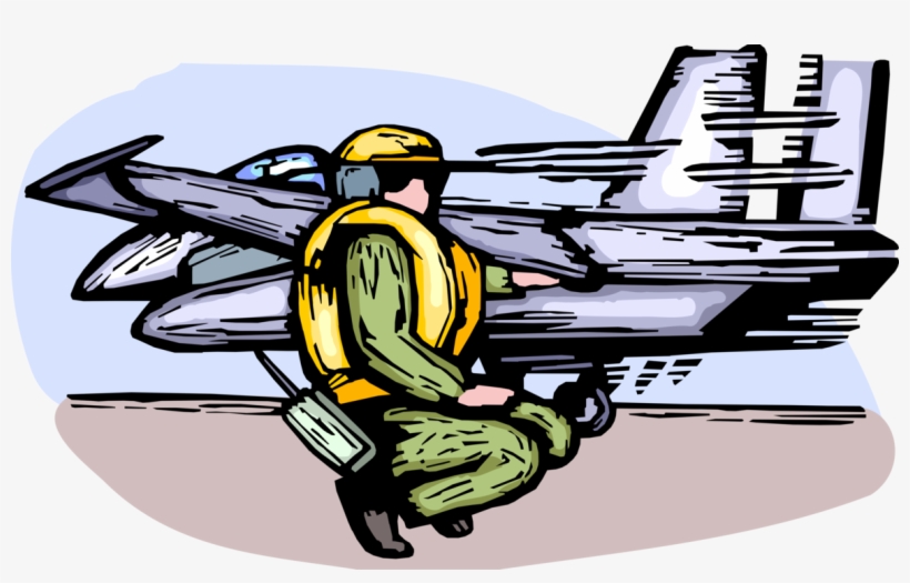Vector Illustration Of United States Navy Aircraft - Illustration, transparent png #8672077