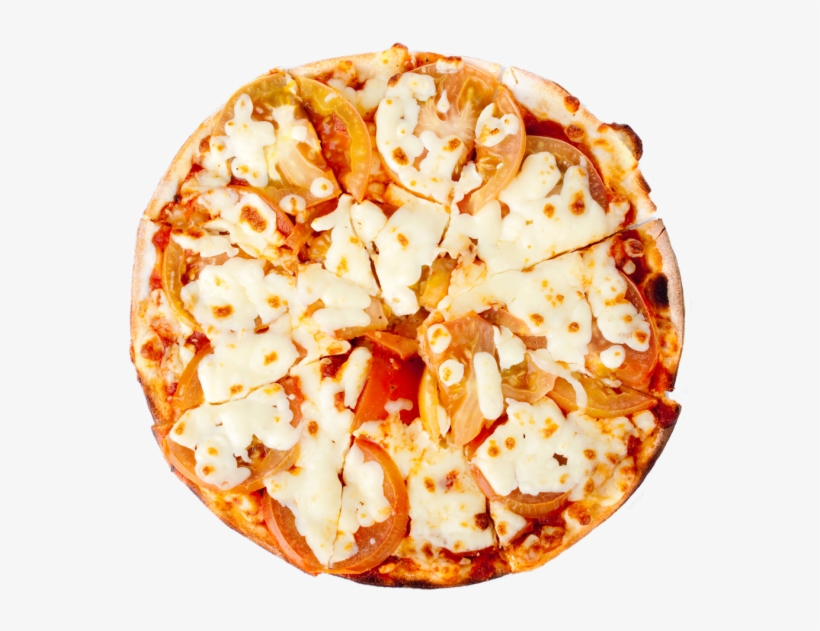 Round Cheese Pizza - Baked Goods, transparent png #8672387