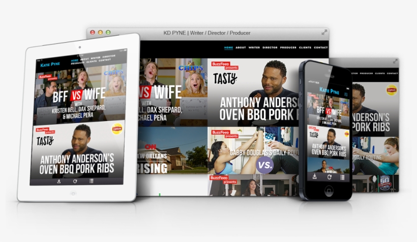 Designed And Created The Portfolio Website For Buzzfeed - Online Advertising, transparent png #8672867