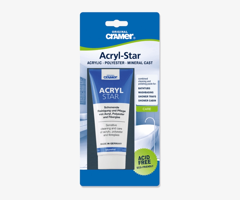 Acrylstar Professional Scratch Removal 00016658l - Plastic Shower Tray Crack Repair, transparent png #8673335