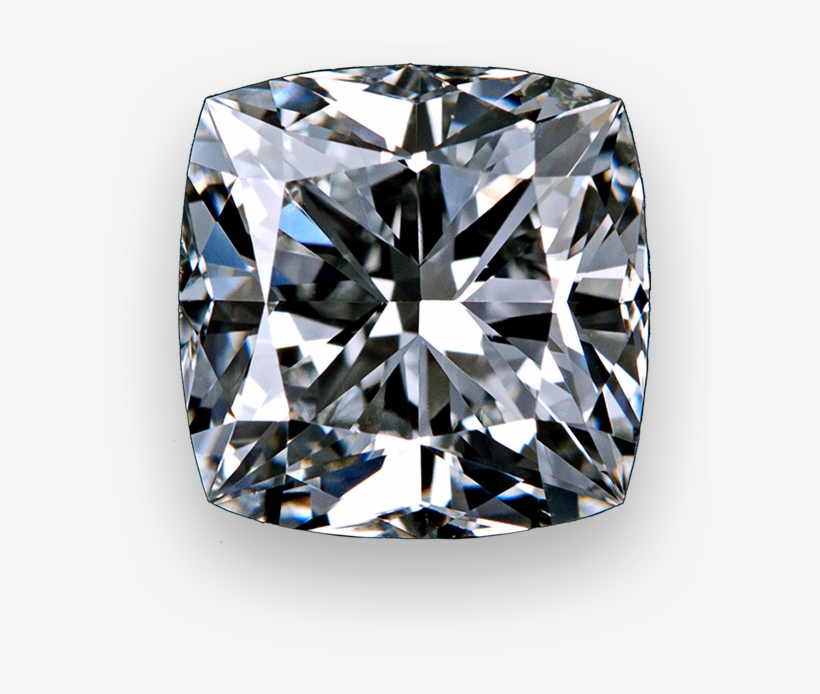 Cushion Cut Loose Diamond - Diamond, transparent png #8673477