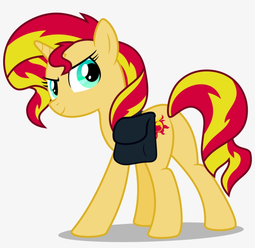 Sunset Shimmer - Sunset Shimmer Pony Form, transparent png #8673625