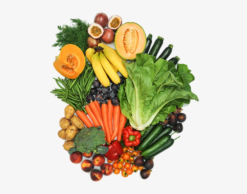 Large Fruit & Veg Family Box - Box Vegetables Png, transparent png #8673794