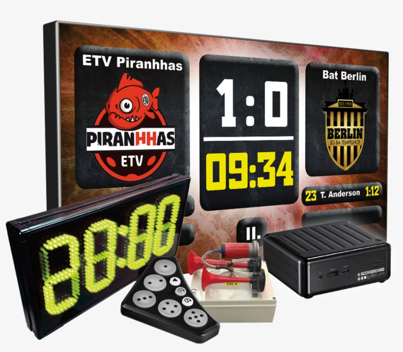 Score Set For Indoor Ball Games - Electronics, transparent png #8674100