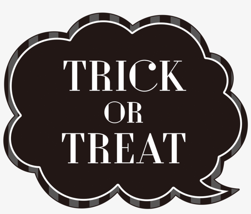 「trick Or Treatの吹き出し」 - Illustration, transparent png #8674351