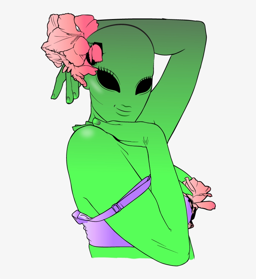 Alien - Cartoon, transparent png #8675104