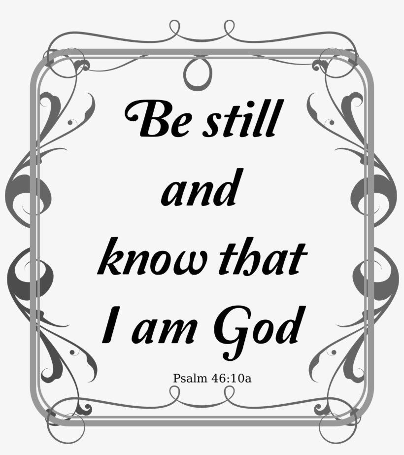 Big Image - Black And White Bible Verse Clip Art, transparent png #8675175
