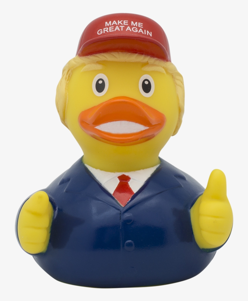 President Donald Trump Rubber Duck By Lilalu - Duck Trump, transparent png #8675693