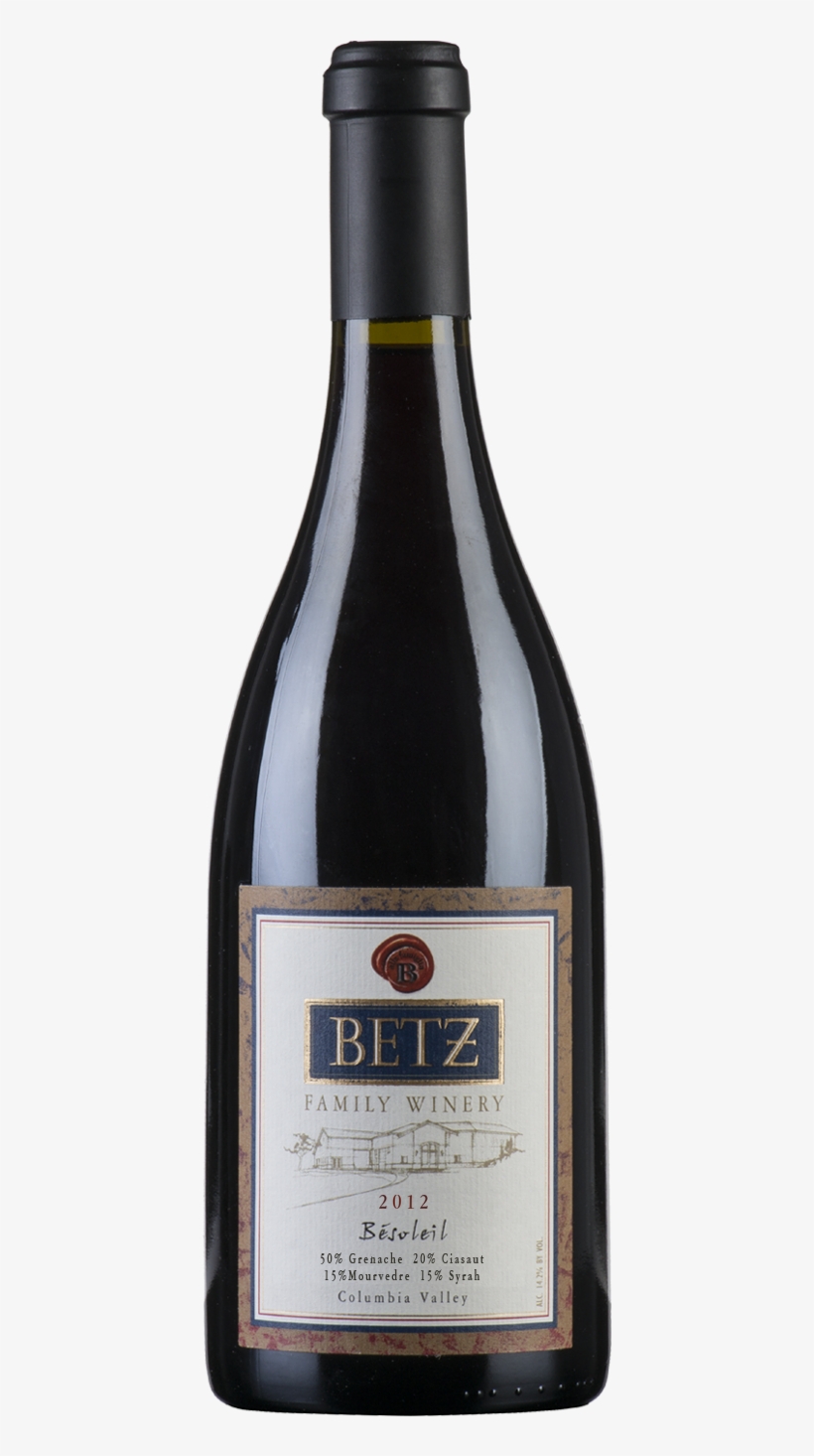 Bottle Shot - Betz Family Winery Besoleil Rhone Blend Columbia Valley, transparent png #8675985