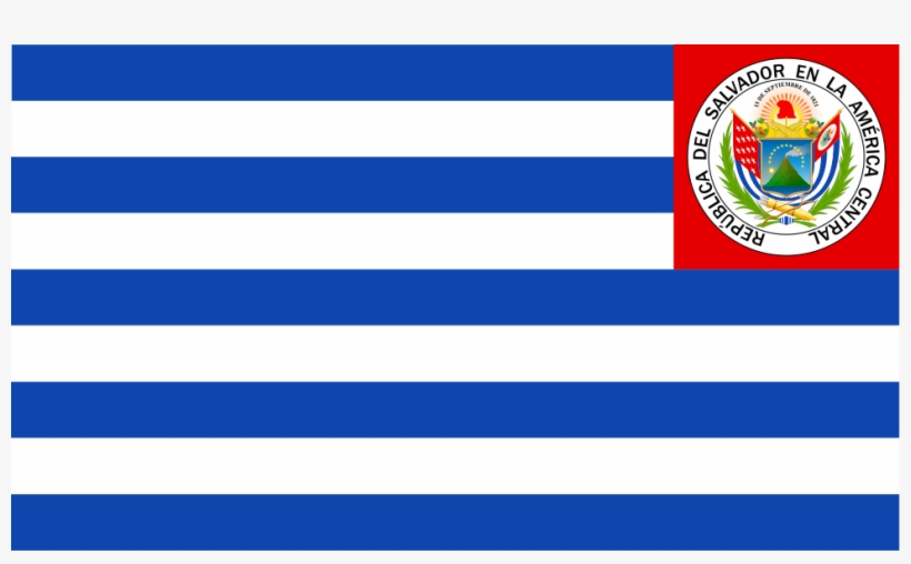 Flag Of El Salvador Reverse - Crest, transparent png #8676031