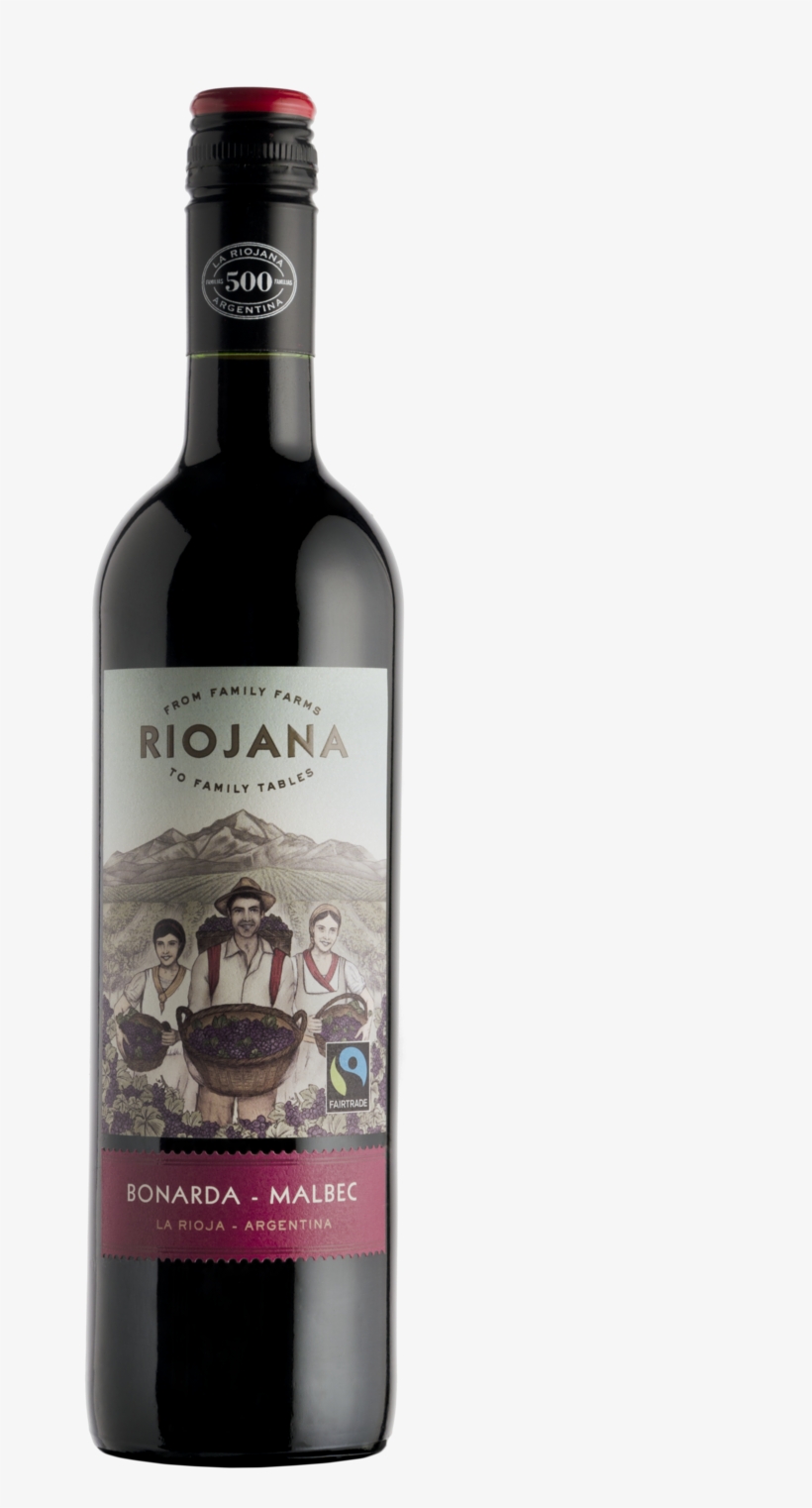 Lariojana Packshot Riojana Fairtrade Bonardamalbec - Dalfiume Nobilvini, transparent png #8676081