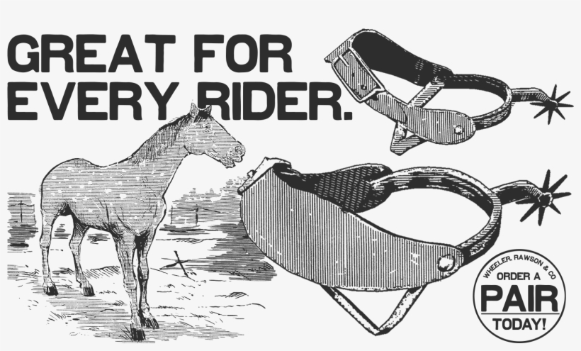 Western Rider Spurs - Mane, transparent png #8676162