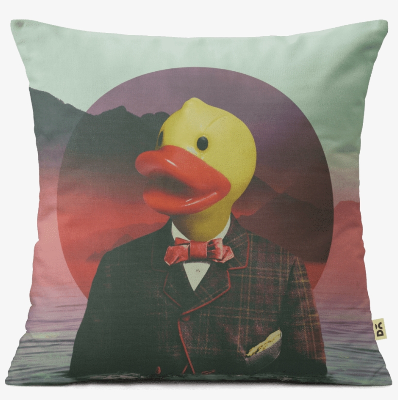Dailyobjects Rubber Ducky Pill 12" Cushion Cover Buy - Rubber Duck, transparent png #8676205