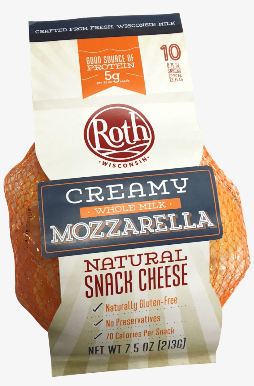 Snacks Png - Roth Creamy Cheddar Snack Cheese, transparent png #8676727