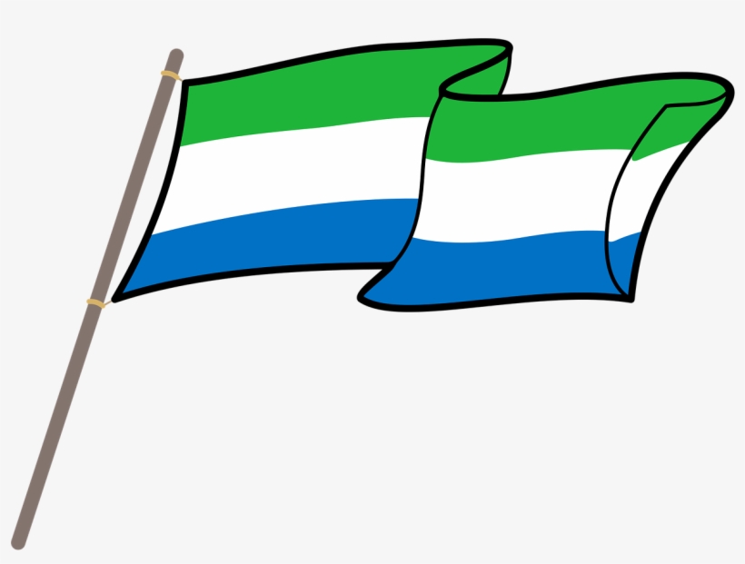 Sierra Leone Flag Graphics - Sierra Leone Flag Png, transparent png #8676797