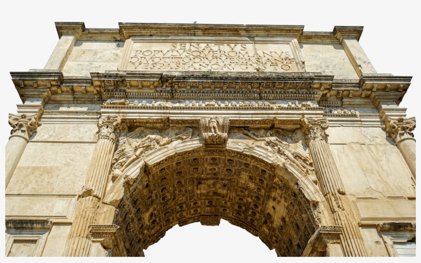 Arc De Triomphe - Arch Of Titus, transparent png #8677299