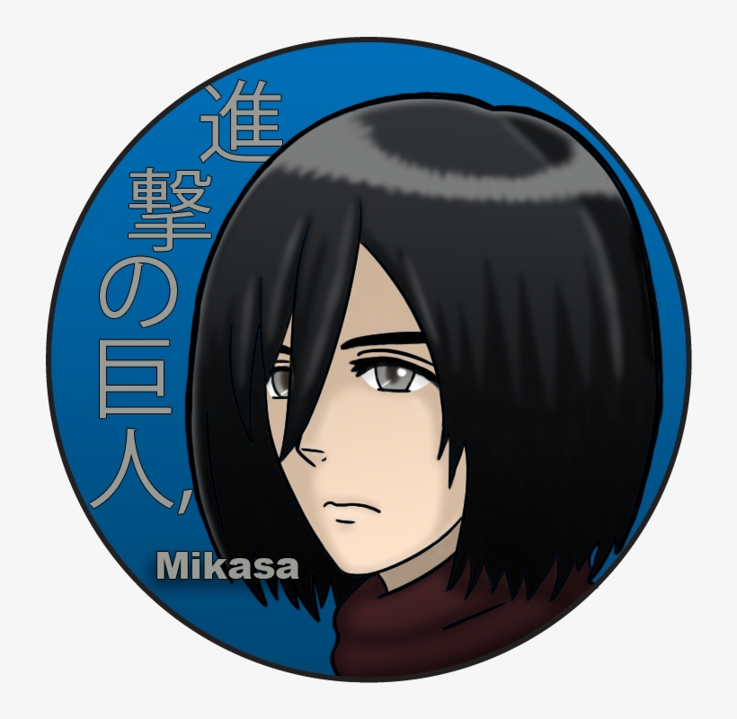 Home / Pin Back Buttons / Attack On Titan / Mikasa - Gmina Morawica, transparent png #8677412