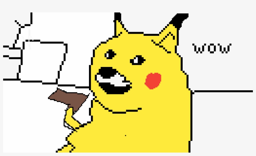 Pikachu Doge - Doge Sans, transparent png #8677485