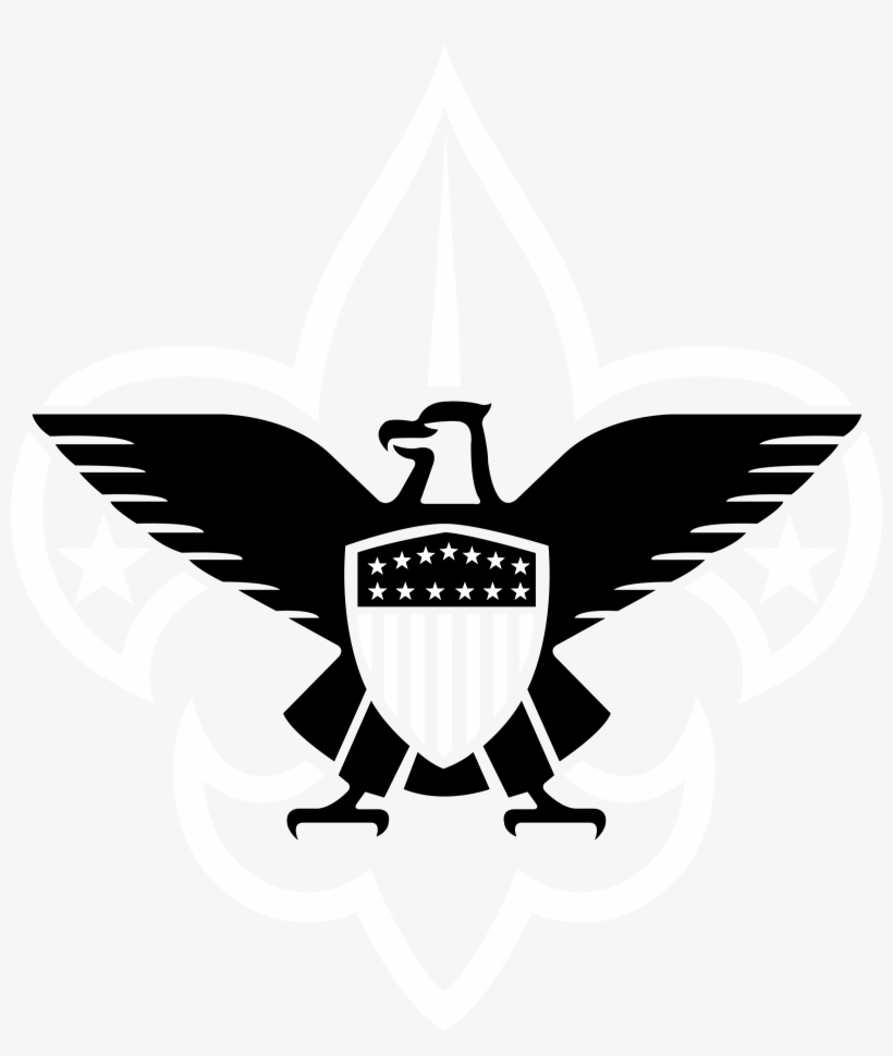 Boy Scouts 1 Logo Black And White - Boy Scouts Of America, transparent png #8677858