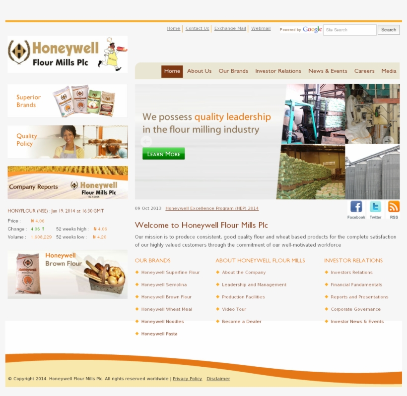 Honeywell Flour Mills Competitors, Revenue And Employees - Honeywell Flour Mills, transparent png #8678669
