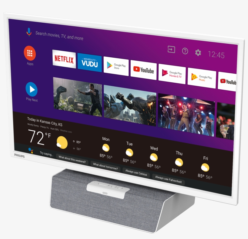 Funai Introduces One Of The First Philips 24” Kitchen - Philips Android Tv 2019, transparent png #8680320