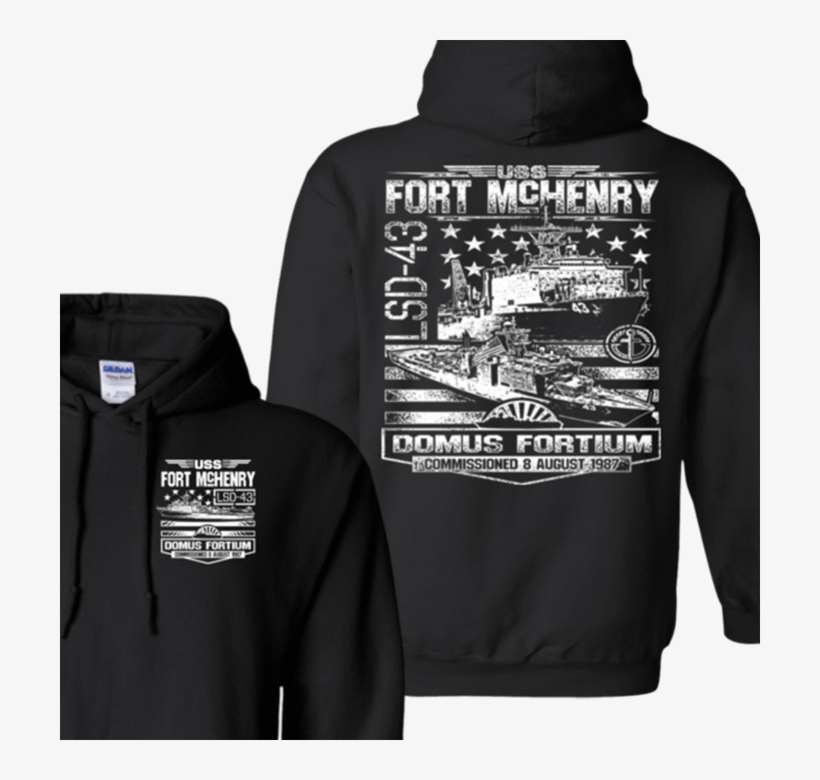 Uss Fort Mchenry - Hoodie, transparent png #8680331