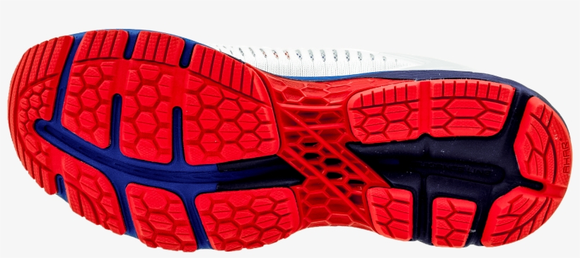 Asicskayano 25 White/blue Print - Running Shoe, transparent png #8680577