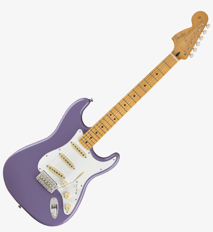 Fender Jimi Hendrix Stratocaster With Maple Fingerboard - Jimi Hendrix Purple Strat, transparent png #8681263