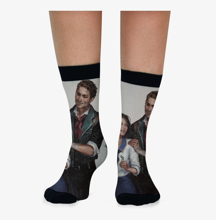 Meia Bioshock Infinite Vigor Poster De Camila Vielmondna - Meia Friends, transparent png #8681293