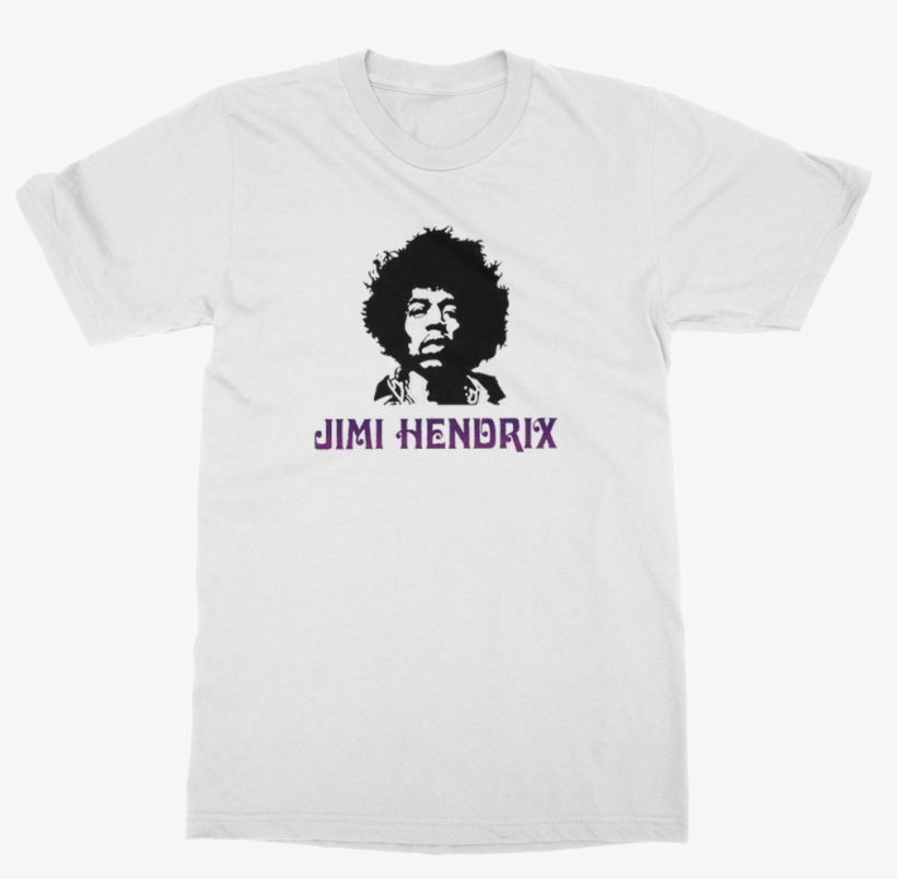 Jimi Hendrix 1 ﻿classic Adult T-shirt - Jimi Hendrix Stencil, transparent png #8681699