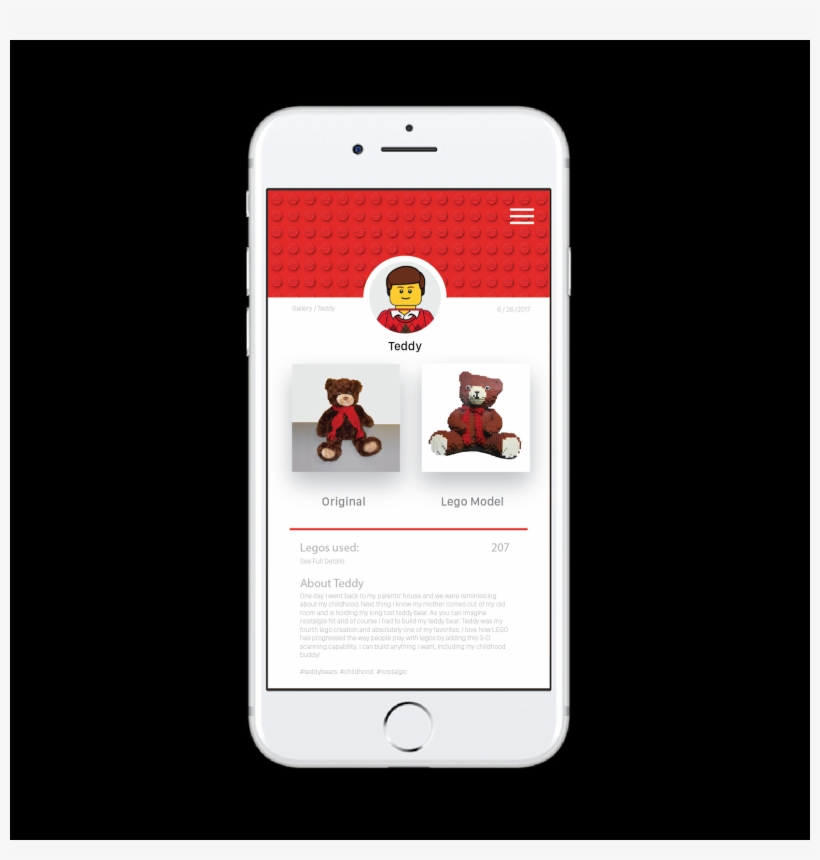 Teddy Details - Iphone, transparent png #8681838