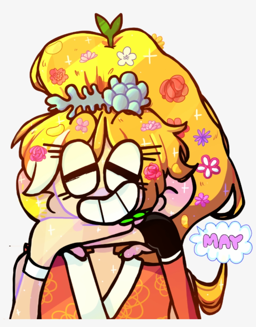 May Is The Month Where Flowers Bloom - Cartoon, transparent png #8682209