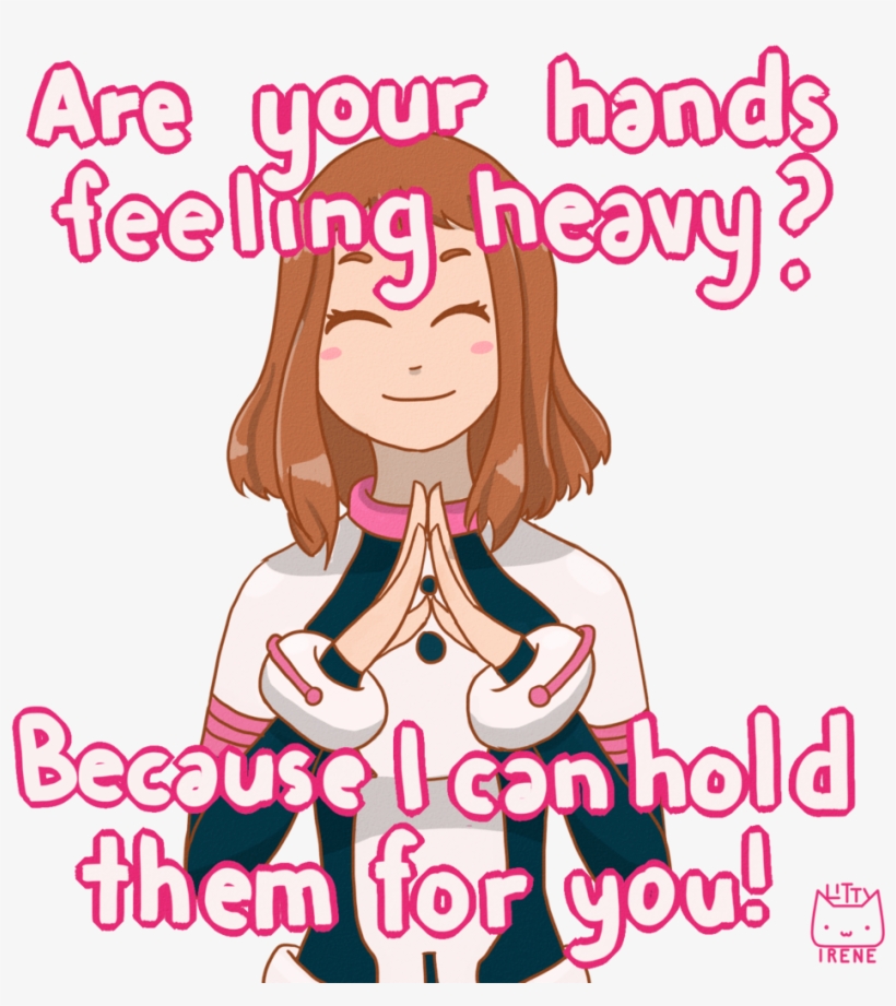 Ochako Uraraka Pick Up Line By Kitty-irene - Bnha Pick Up Lines, transparent png #8682389