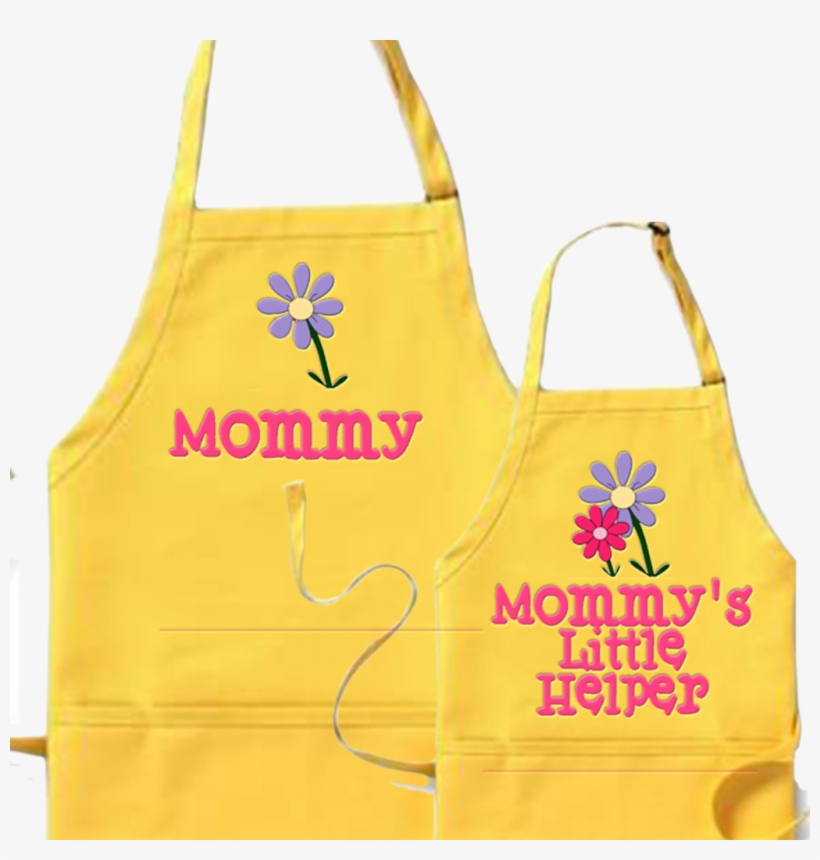 Mom & Daughter Apron - Apron, transparent png #8683543