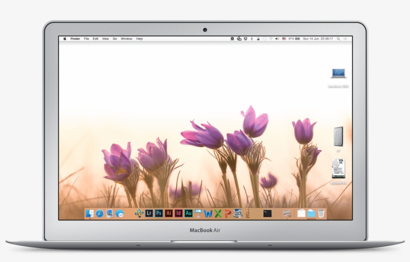 How To Sync Your Mac Desktop Via Icloud - Led-backlit Lcd Display, transparent png #8683875