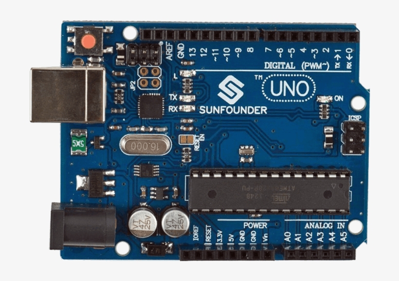 Sunfounder Uno R3 - Arduino Uno, transparent png #8683902