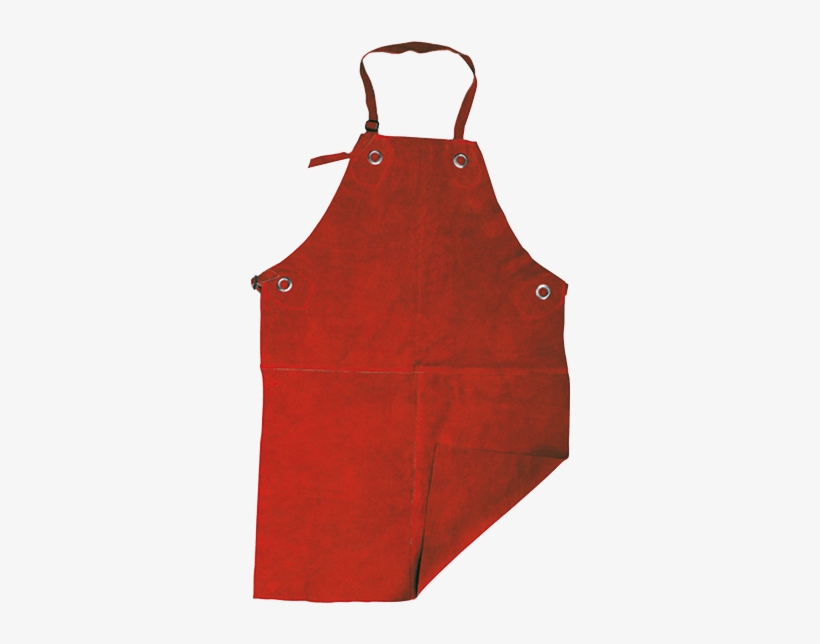Red Apron With Ties 65cm X 90cm - One-piece Garment, transparent png #8683908