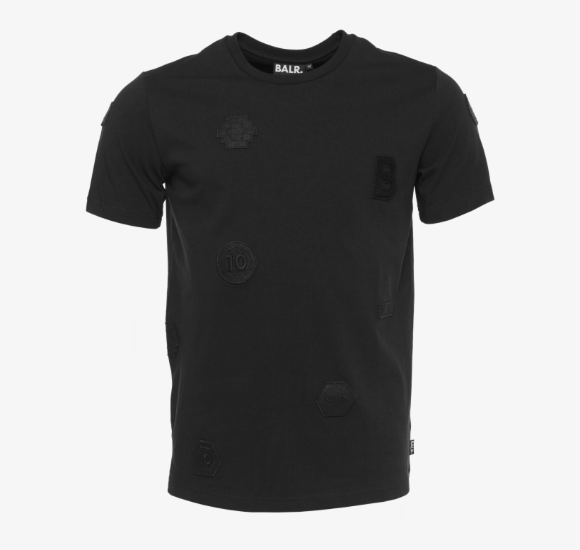 Badge T-shirt Black - Bella Canvas 3413 Charcoal Black Triblend, transparent png #8684405