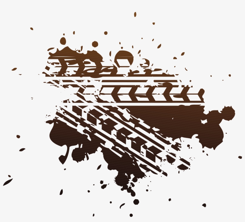 About Wormhole - Dirt Tire Tracks Vector, transparent png #8685014
