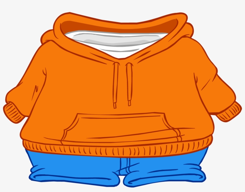 Club Penguin Clothes - Club Penguin Shirt And Pants, transparent png #8685114