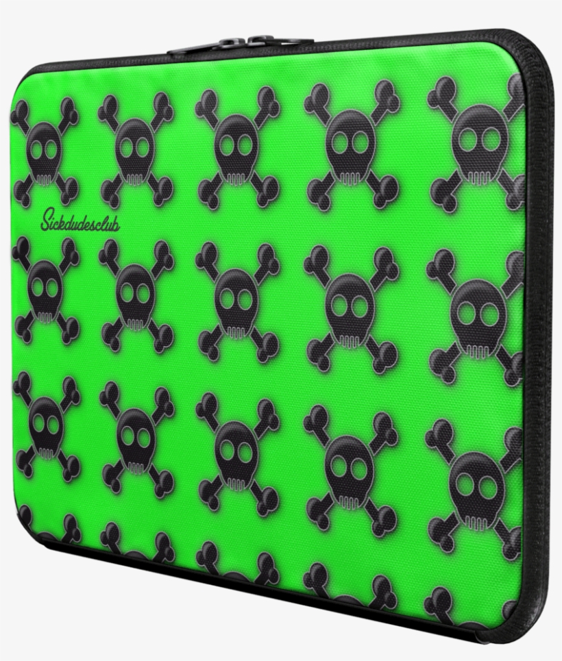 Ill Toxic Skully's Mcapple Pocket - Laptop Bag, transparent png #8685555