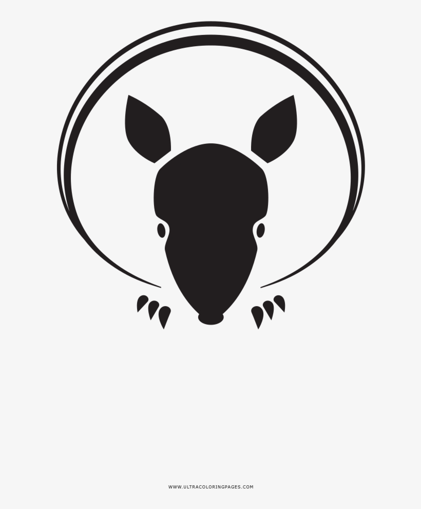 Armadillo Coloring Page - Illustration, transparent png #8685627