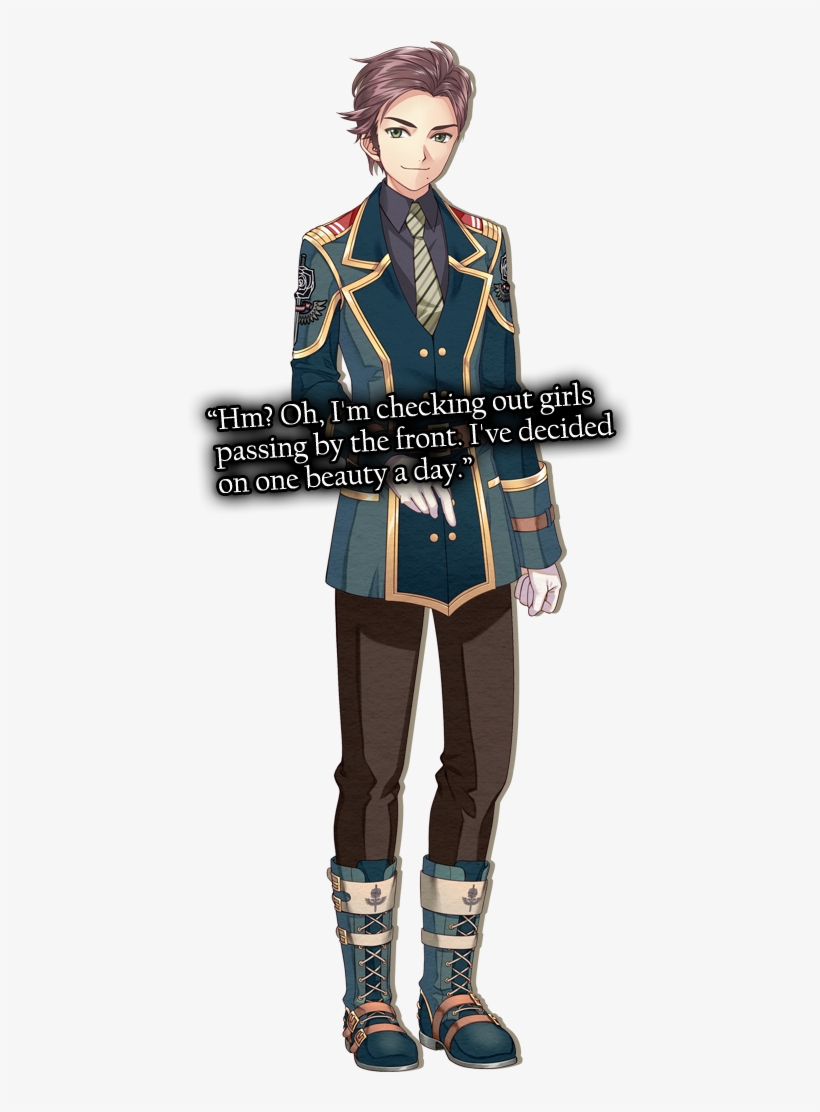 Naoyuki Kazami Eng - Military Uniform, transparent png #8685912