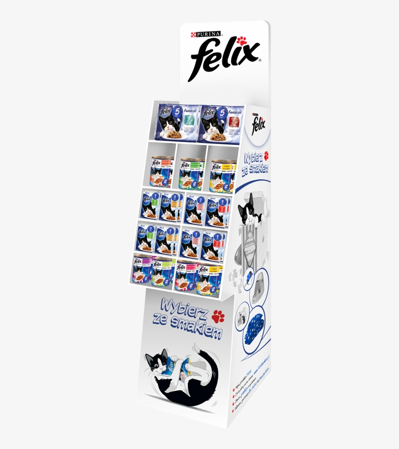 Felix And His Drawn Cat Are A Very Recognizable Brand, - Felix Cat Food, transparent png #8686190
