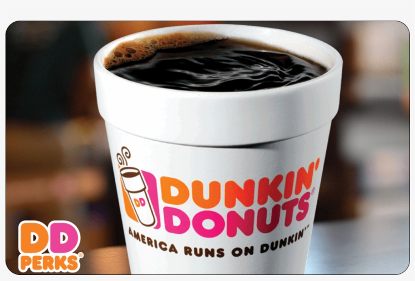 Dunkin Donuts Card - Dunkin Donuts Coffee, transparent png #8686237