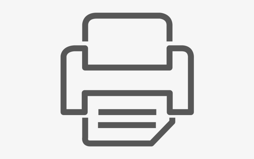 Digital Printing - Photocopy Print Icon, transparent png #8686238