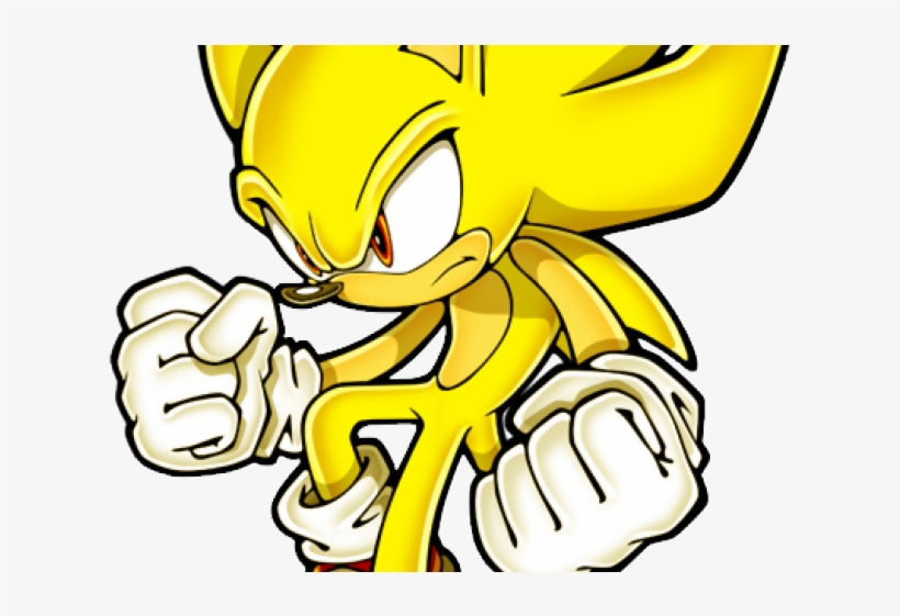 Sonic The Hedgehog Clipart Super Sonic - Super Sonic The Hedgehog, transparent png #8687187