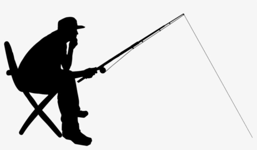 Free Png Fisherman Silhouette Png - Clipart Transparent Background Fisherman, transparent png #8687247