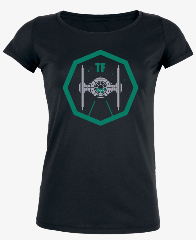 Jensmayor Tie Fighter T-shirt Stella Loves Girlie Schwarz, transparent png #8687444